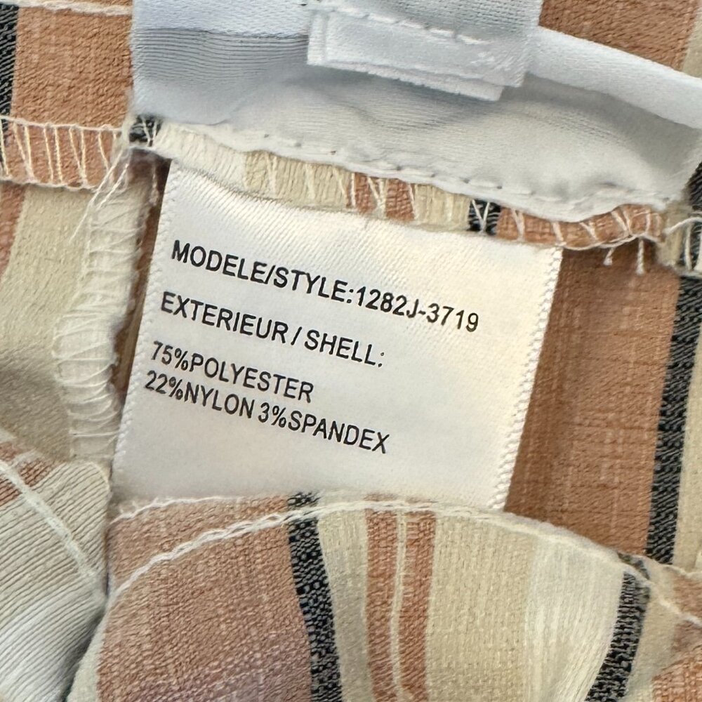 Patchington Size 10 Stripped Crop Pants - image 3